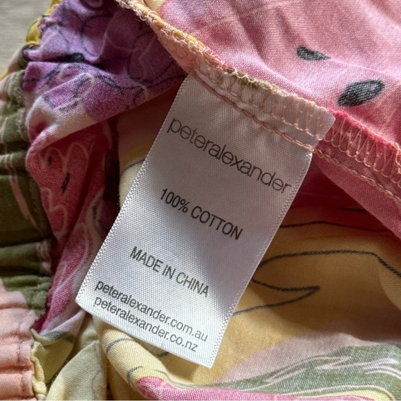 Peter Alexander Mixed Fruit Print Drawstring Waist Pajama Shorts - Picture 6 of 7